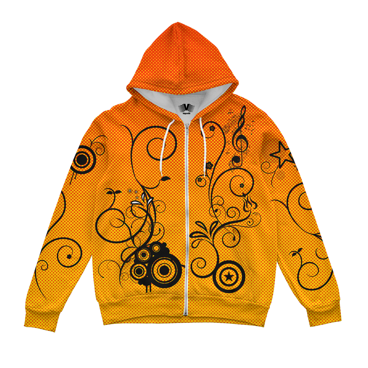 Frutiger Vector Zip Up Hoodie