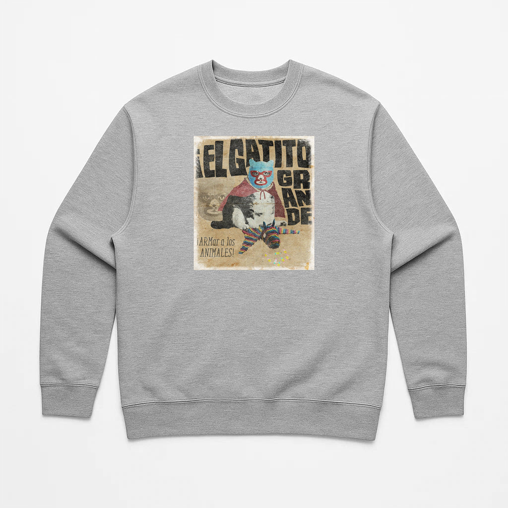 Unisex | El Gatito Grande | Crewneck Sweatshirt