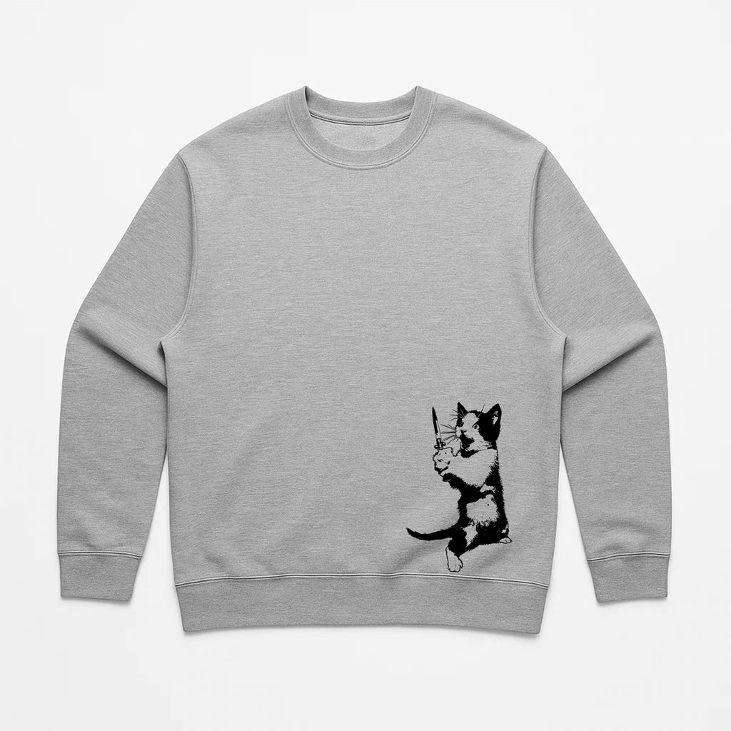 Unisex | Cat The Ripper | Crewneck Sweatshirt