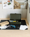 Toyo Steel Stackable Storage Box T-190 (Military Green)