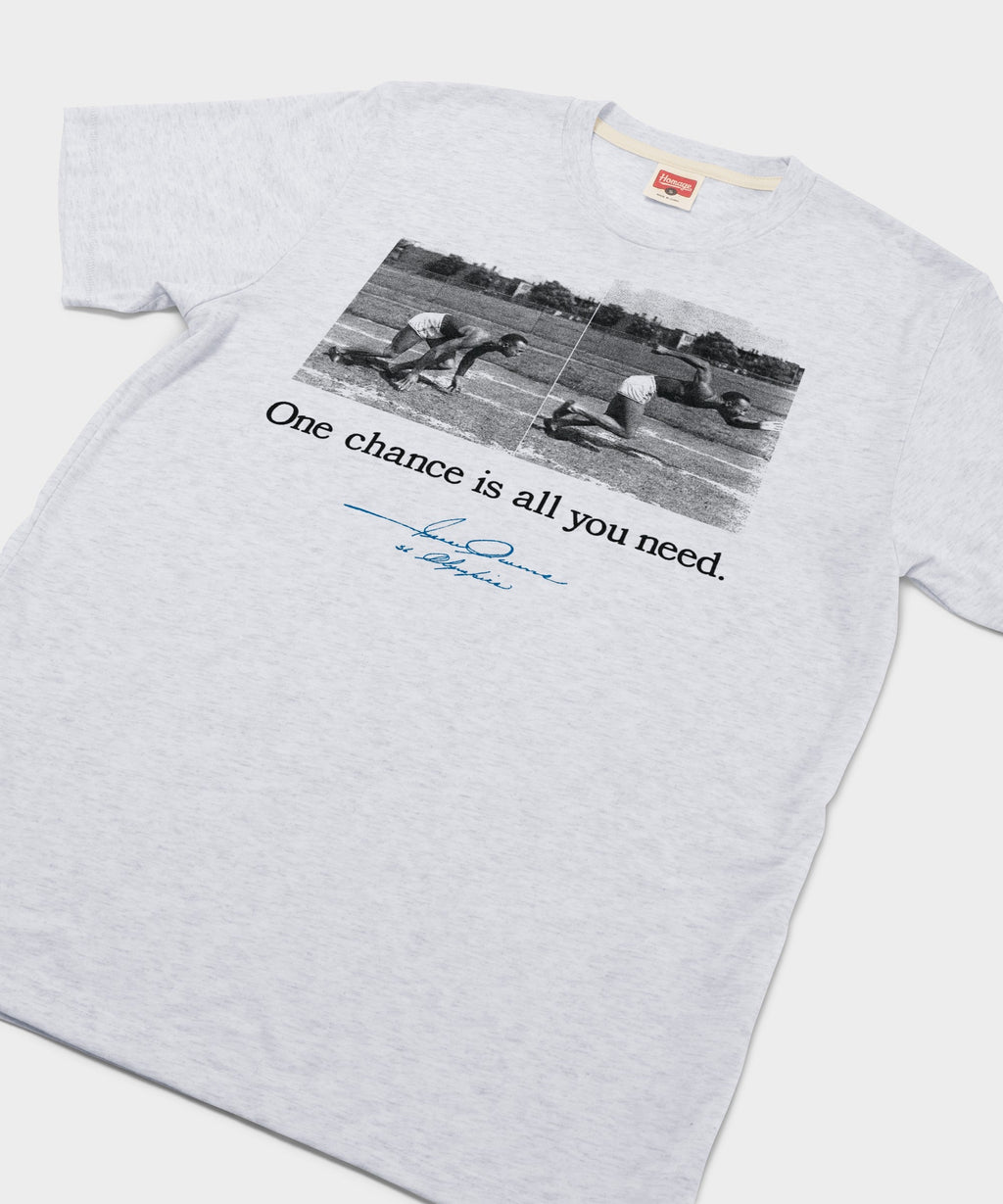 Jesse Owens One Chance Is All You Need