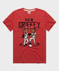 Ken Griffey Father And Son Reds