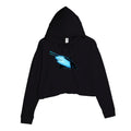 Women's | Laser Eye Shark | Crop Hoodie