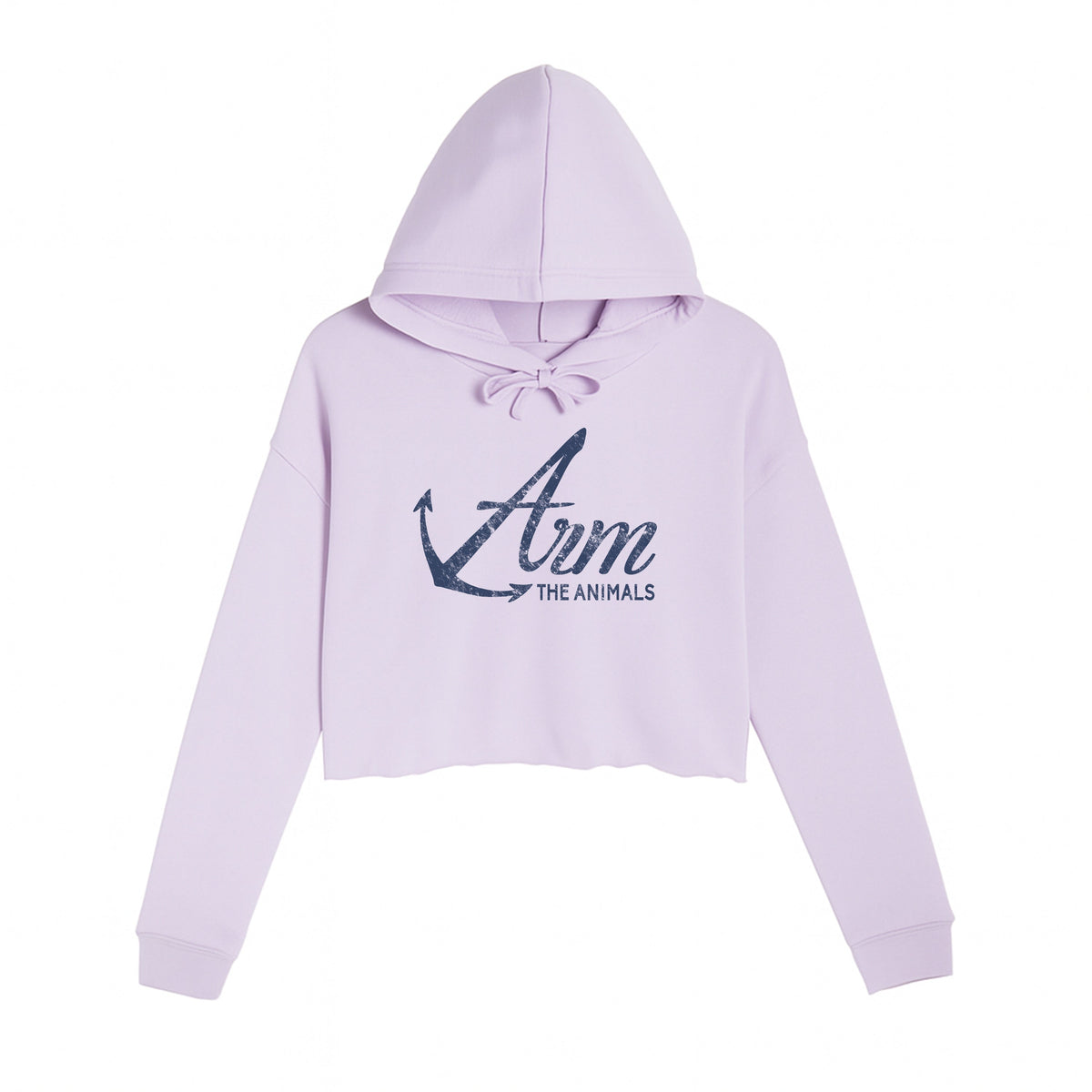Women's | Armed Anchor | Crop Hoodie