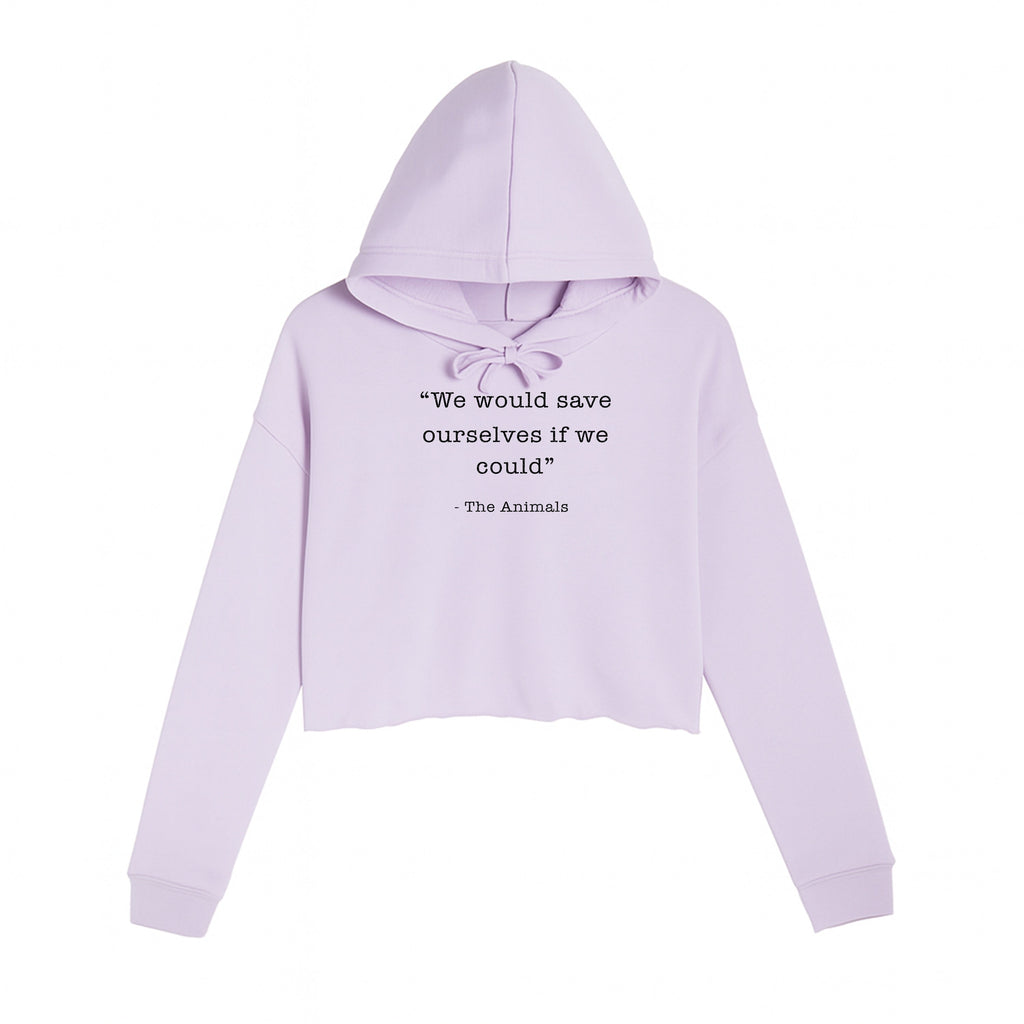 Women's | Save Ourselves | Crop Hoodie