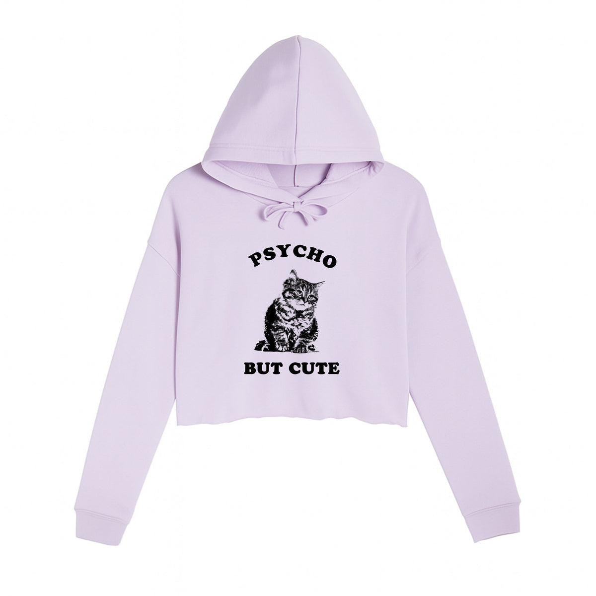 Women's | Cute But Psycho | Crop Hoodie