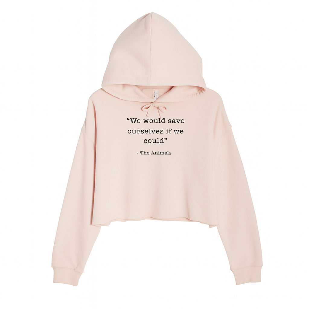 Women's | Save Ourselves | Crop Hoodie