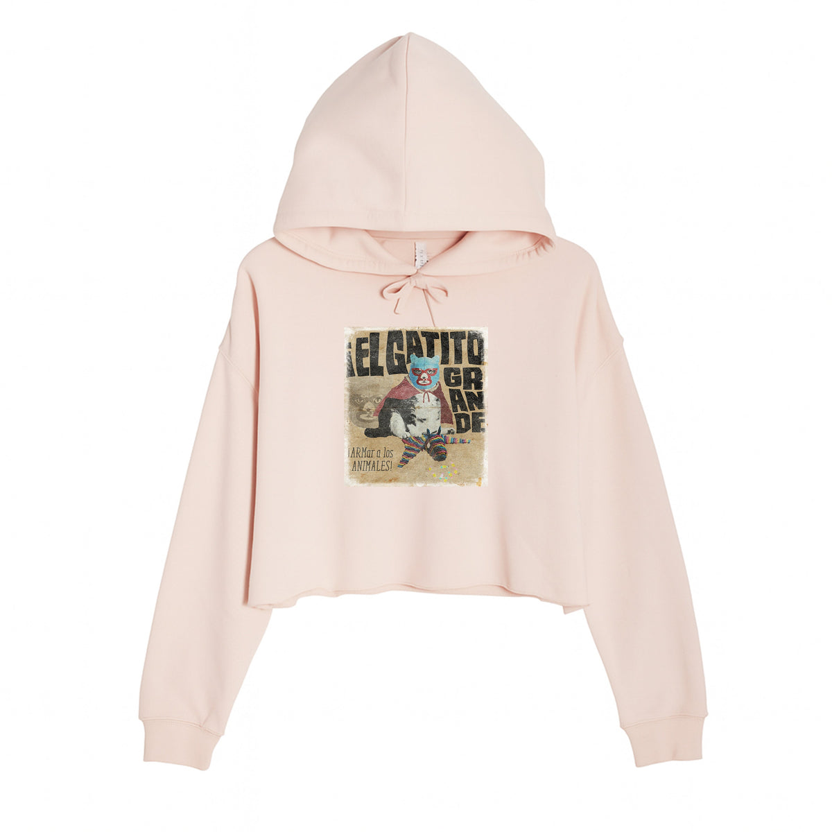 Women's | El Gatito Grande | Crop Hoodie
