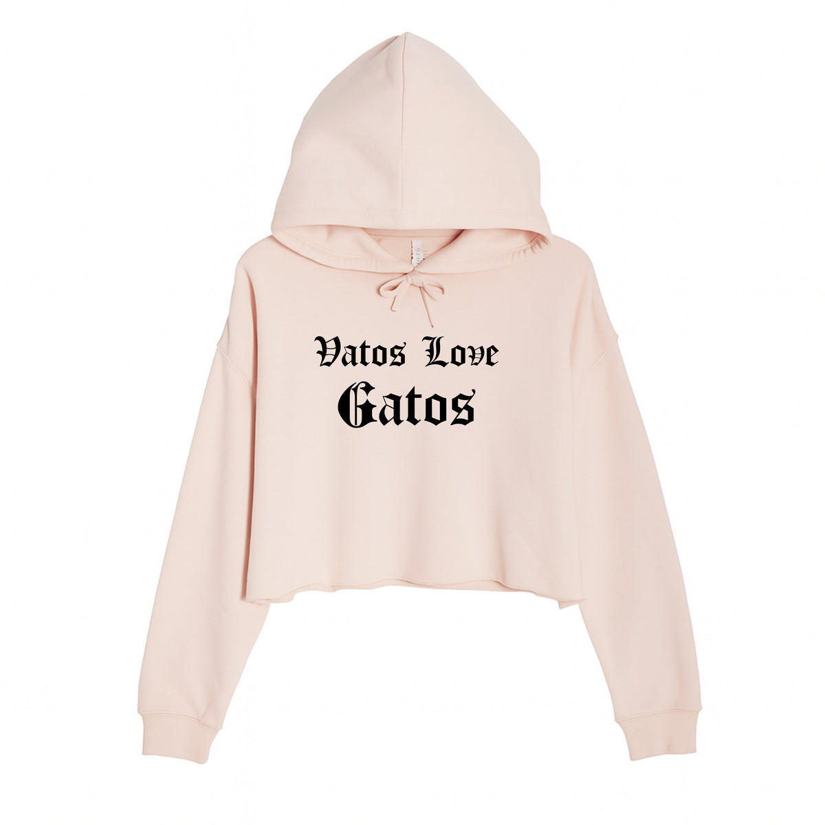 Women's | Vatos Love Gatos | Crop Hoodie