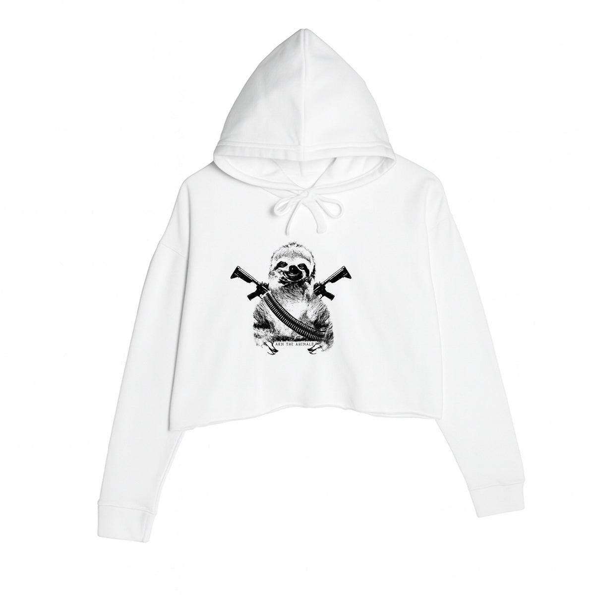 Women's | Artillery Sloth | Crop Hoodie