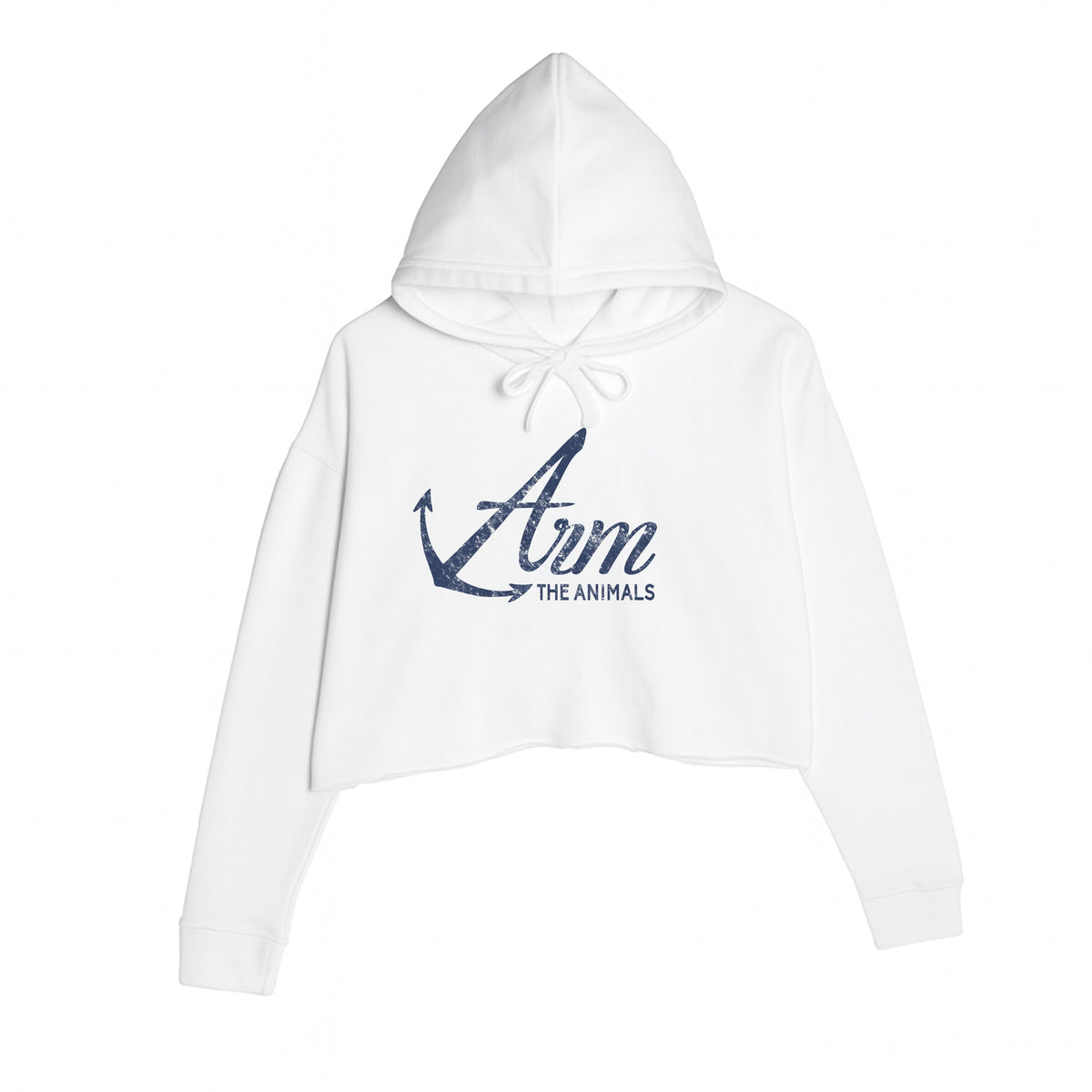 Women's | Armed Anchor | Crop Hoodie