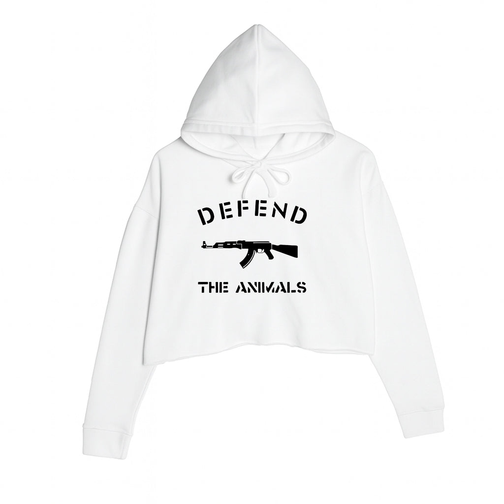 Women's | Defend The Animals | Crop Hoodie