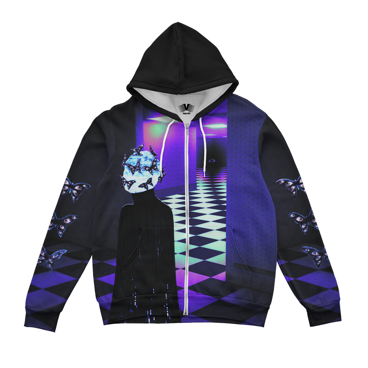 Layers Beneath Zip Up Hoodie