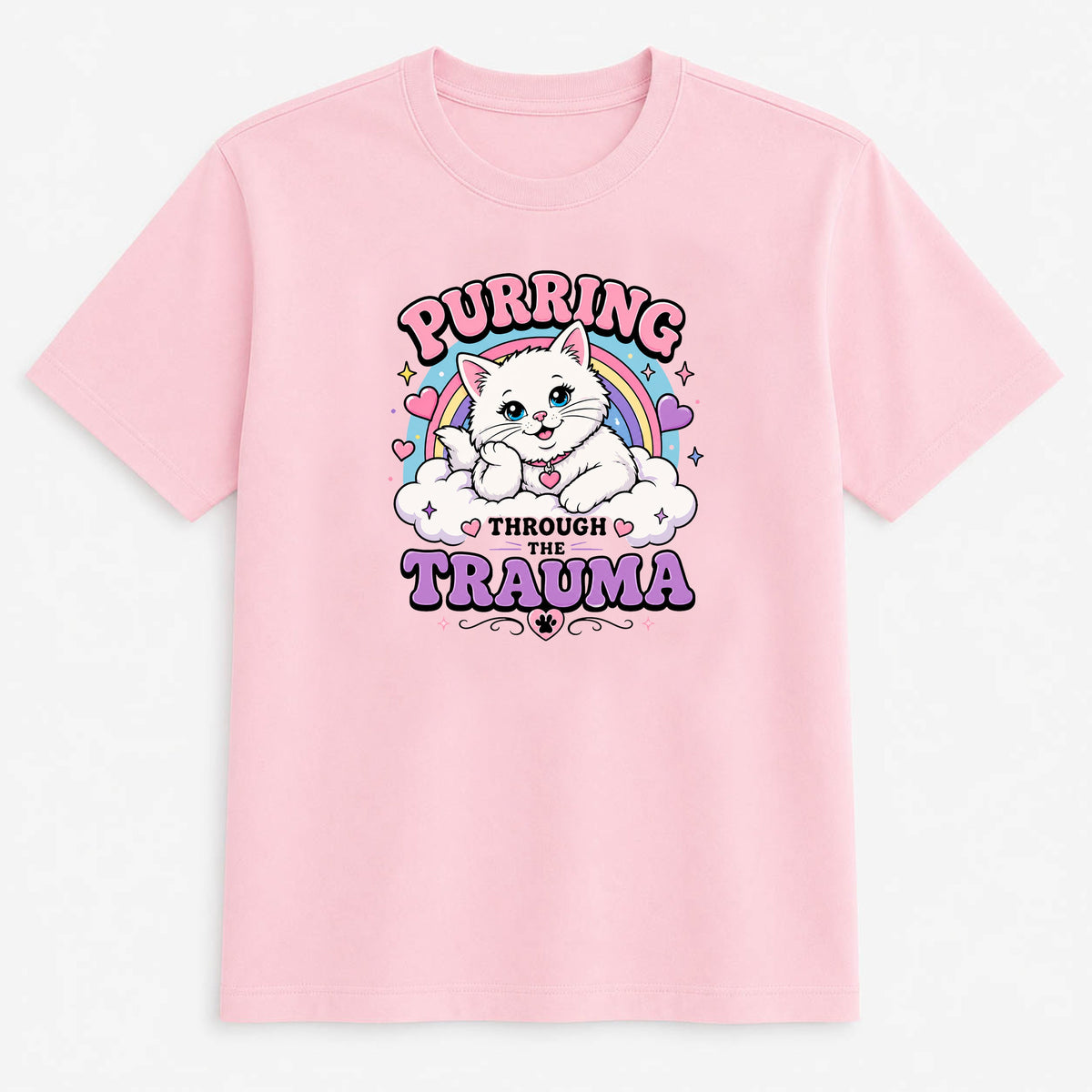 Unisex | Purring Through Trauma | Tee