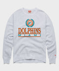 Miami Dolphins Crest Crewneck