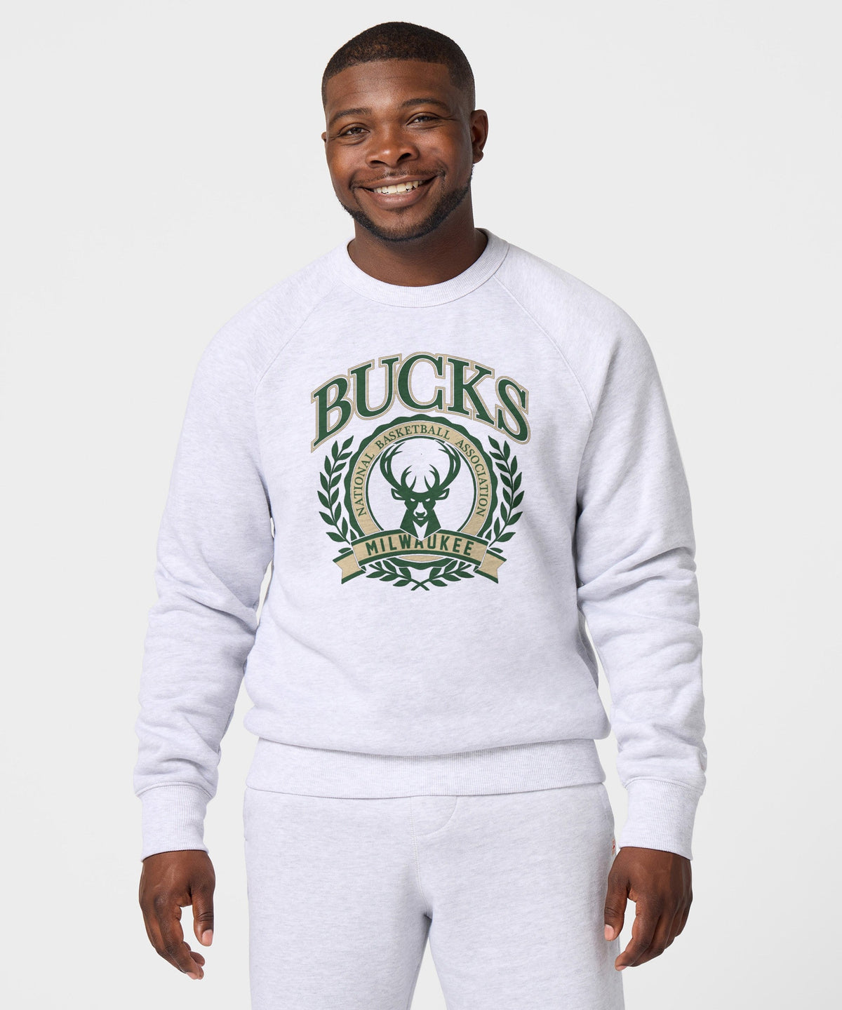 Milwaukee Bucks Crest Crewneck