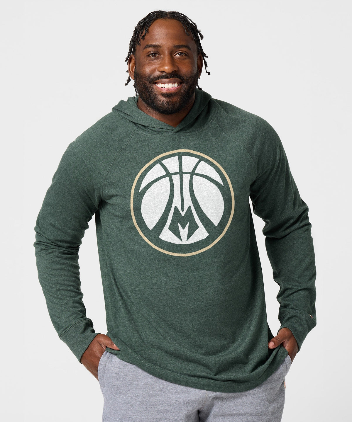 Milwaukee Bucks Alt Logo Lightweight Hoodie