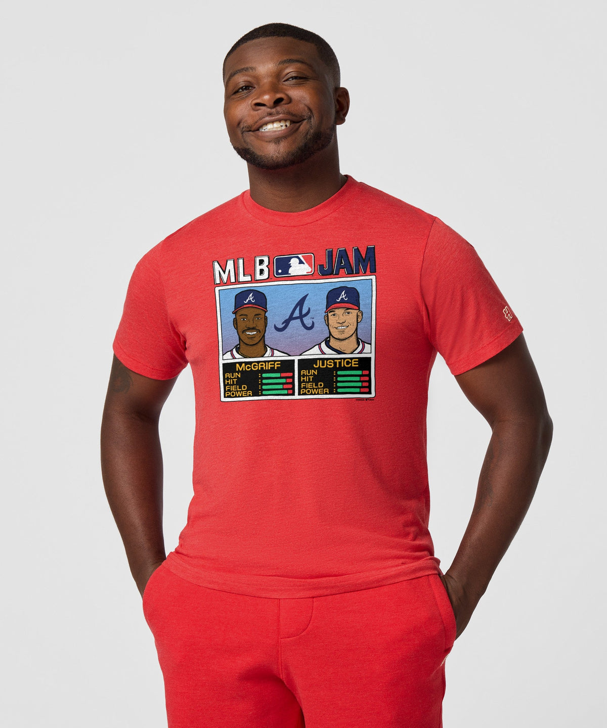 MLB Jam Braves McGriff and Justice