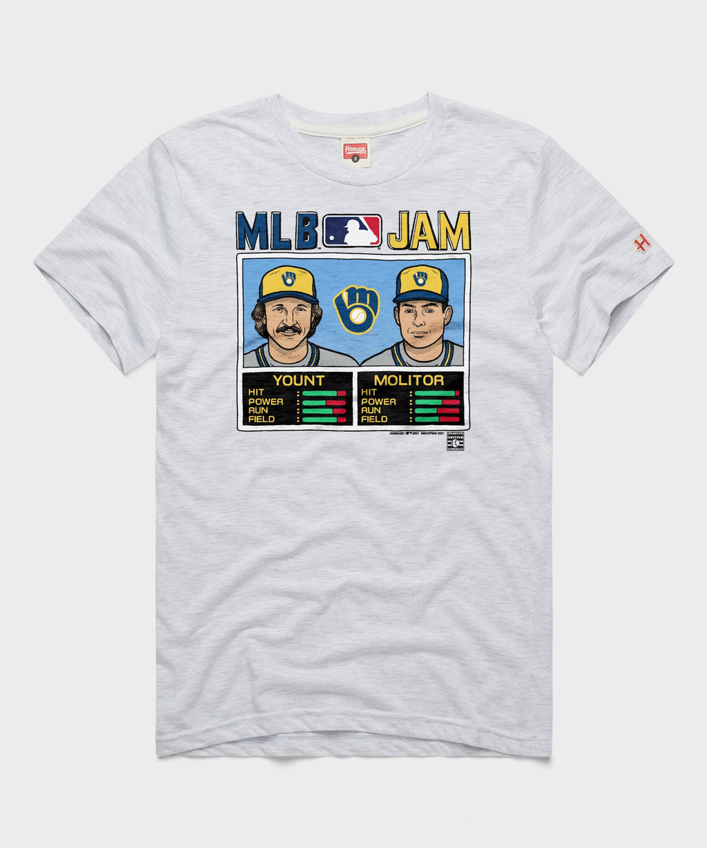 MLB Jam Brewers Molitor And Yount