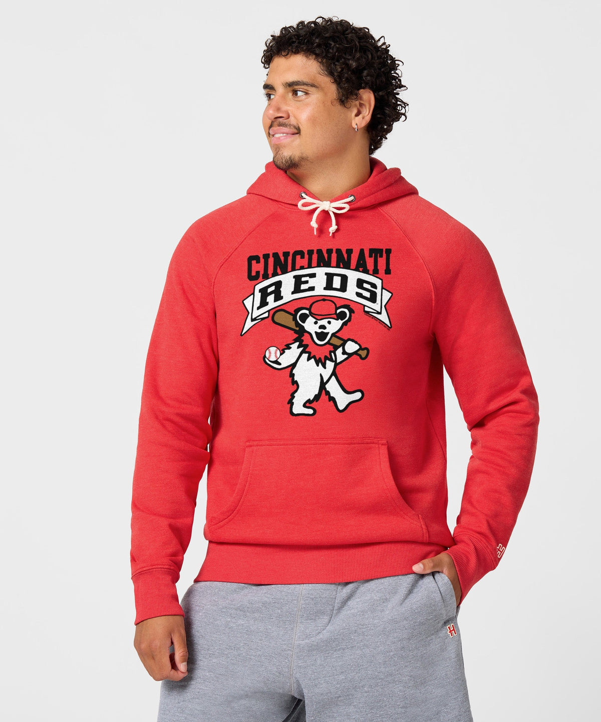 MLB x Grateful Dead x Reds Hoodie