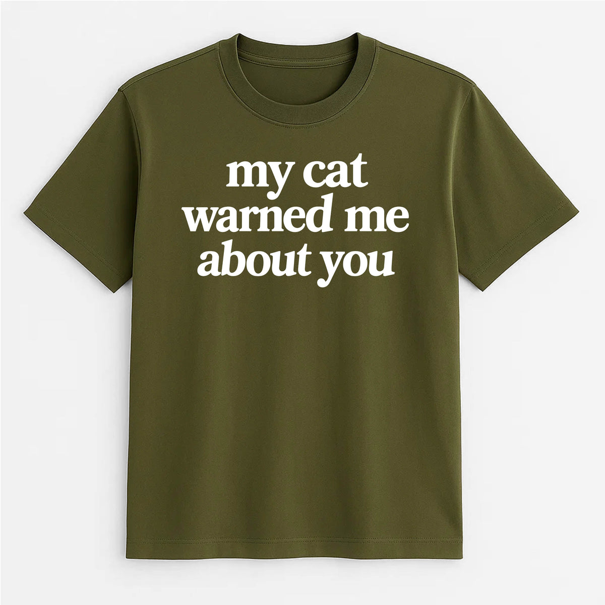 Unisex | My Cat Warned Me | Tee