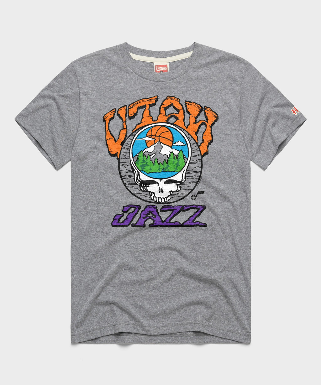 NBA x Grateful Dead x Jazz Skull