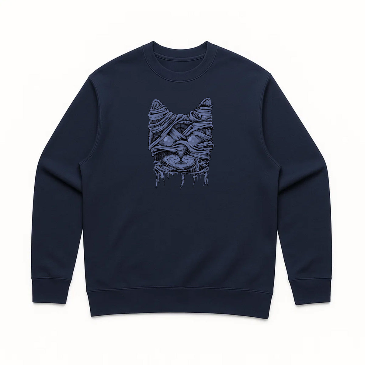 Unisex | Zombie Mummy Cat | Crewneck Sweatshirt