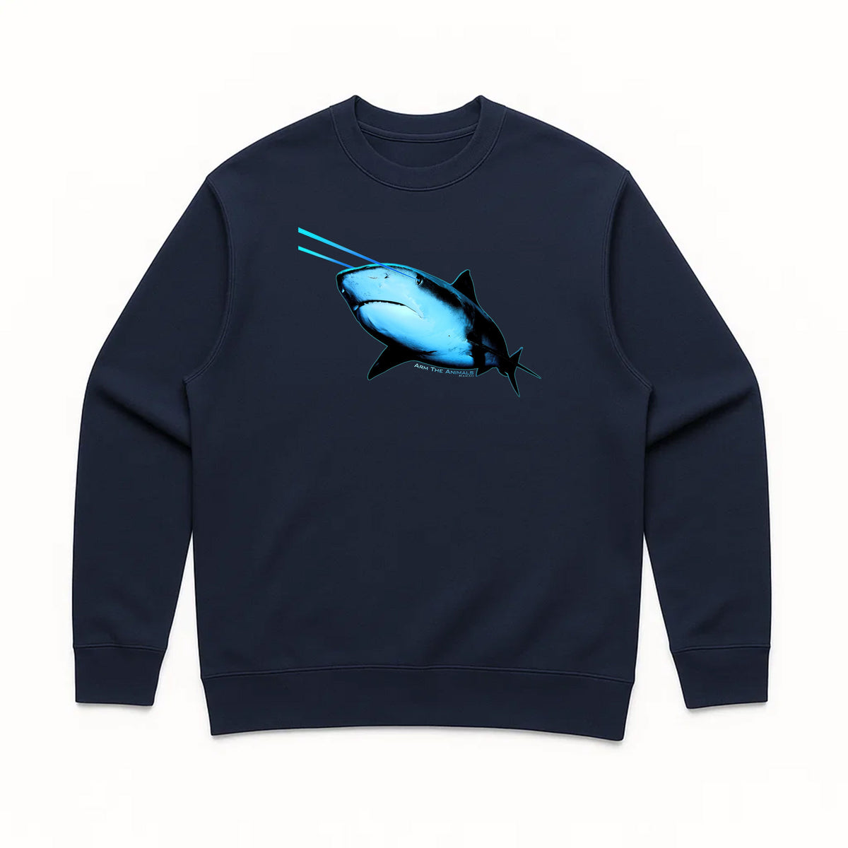 Unisex | Laser Eye Shark | Crewneck Sweatshirt