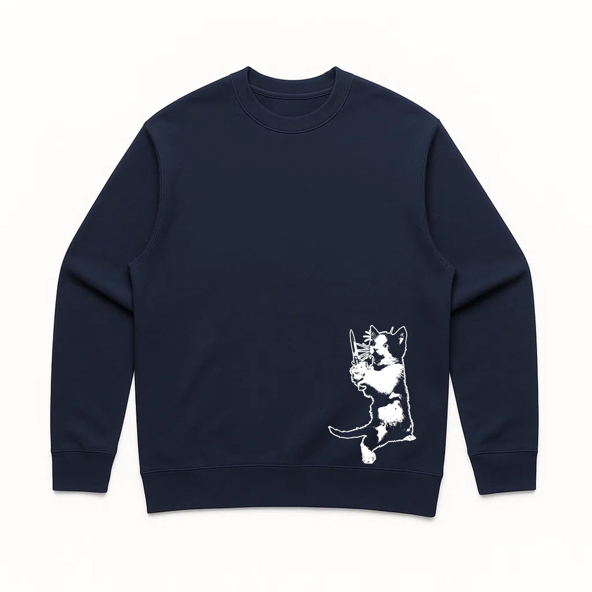 Unisex | Cat The Ripper | Crewneck Sweatshirt