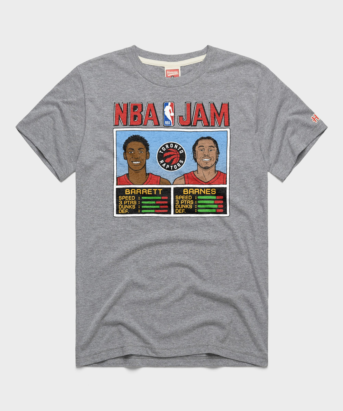NBA Jam Raptors Barrett and Barnes