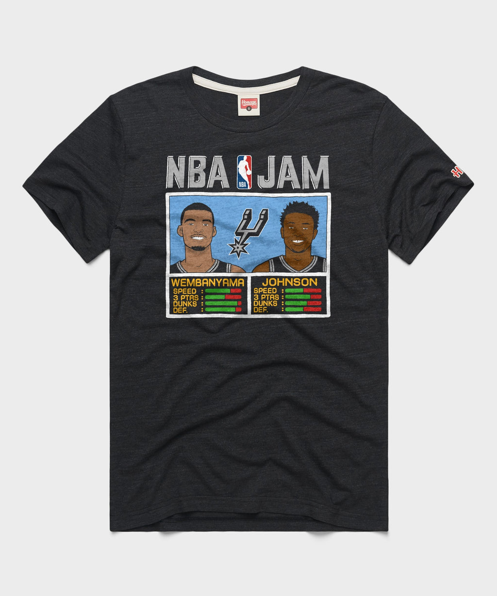 NBA Jam Spurs Wembanyama and Johnson