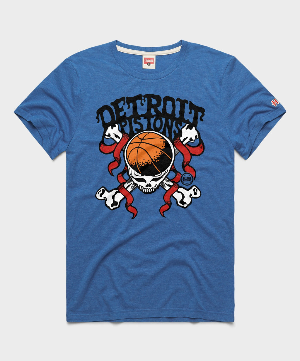 NBA x Grateful Dead x Pistons Skull