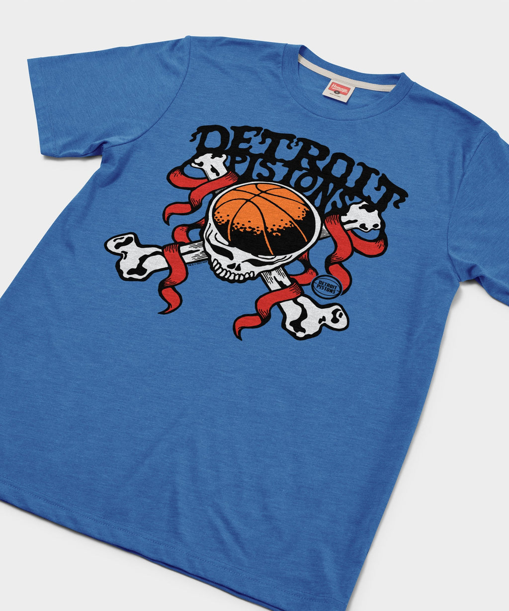 NBA x Grateful Dead x Pistons Skull