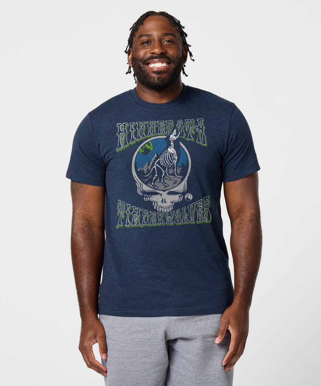 NBA x Grateful Dead x Timberwolves Skull