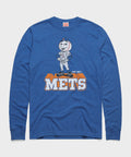 New York Mets Mr. Met Long Sleeve Tee