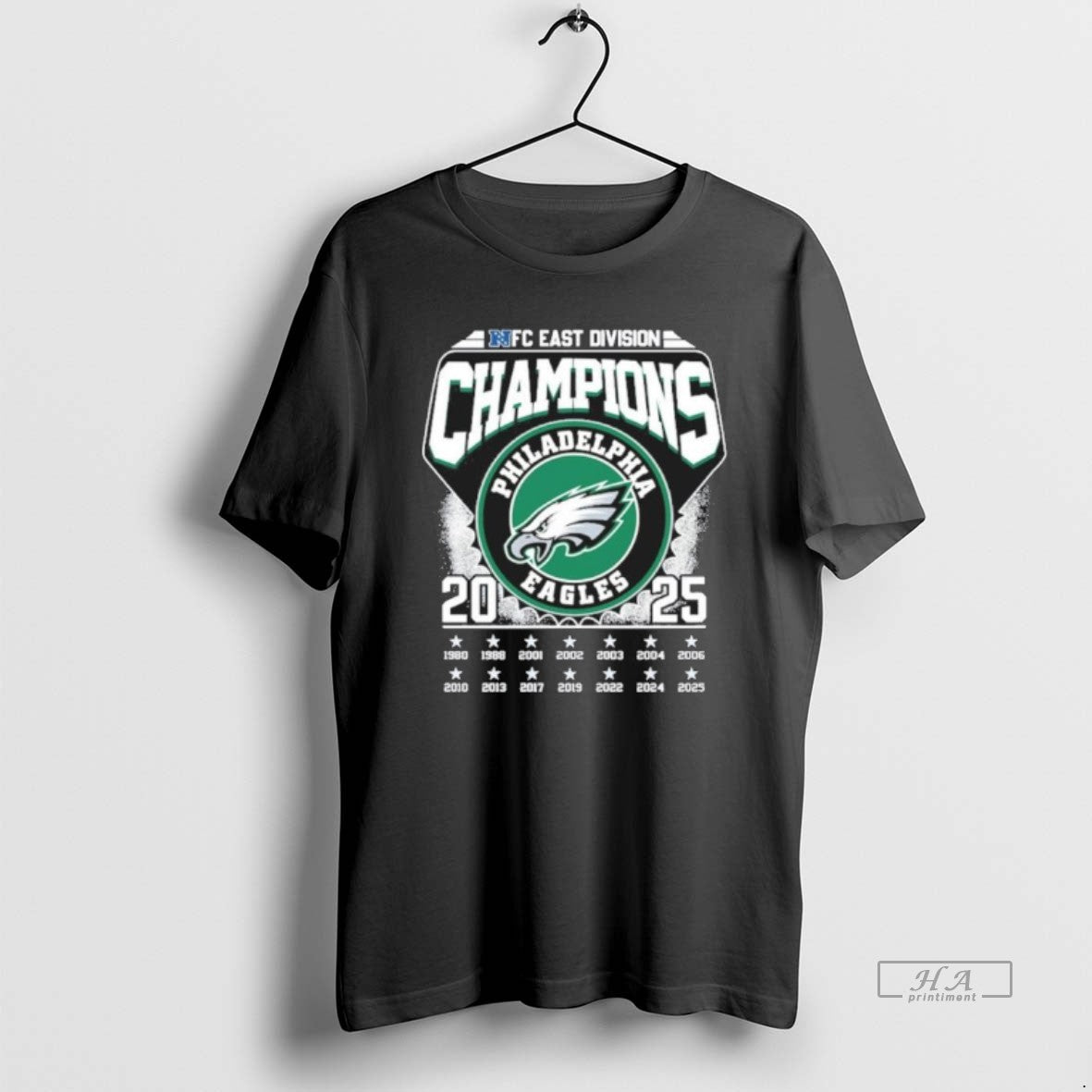 Official 2025 Nfc East Division Champions Philadelphia Eagles Vintage