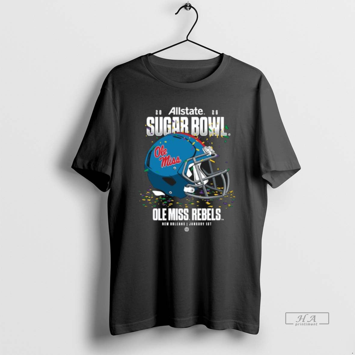 Official Allstate Sugar Bowl Ole Miss Rebels Helmet