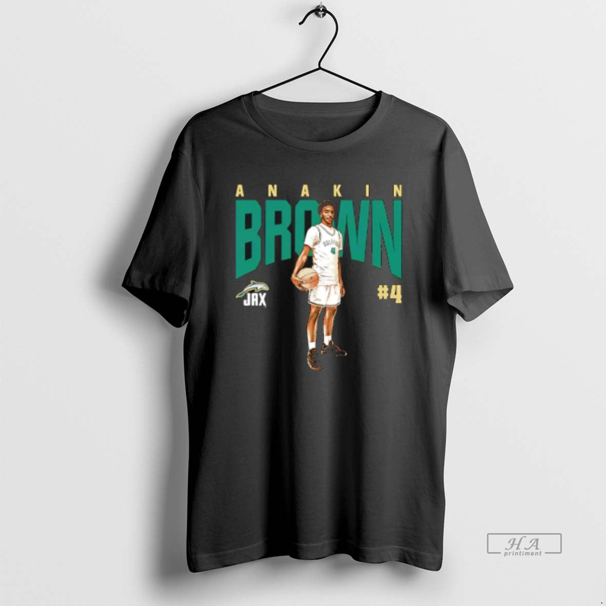 Official Anakin Brown Jacksonville Basketball Ncaa Graphic
