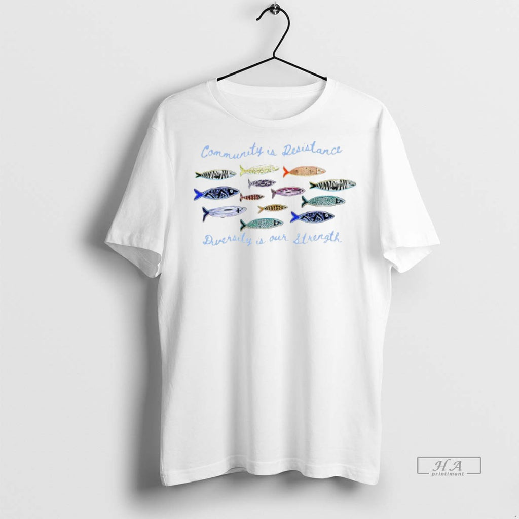 Official Anti Ice Community Is Resistance Is Our Strength Anti Fascist Shirt