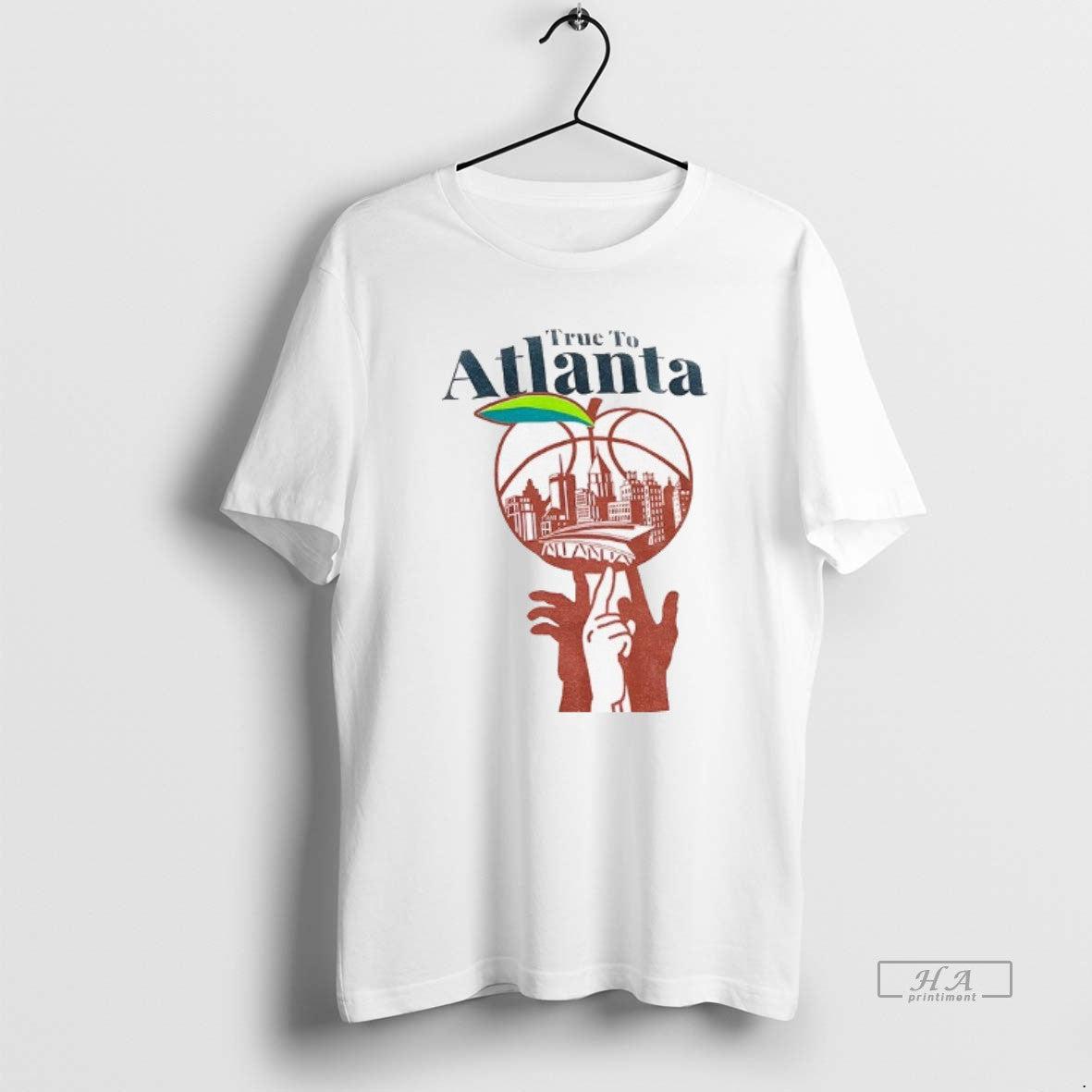Official Atlanta Hawks Basketball True To Atlanta Hands