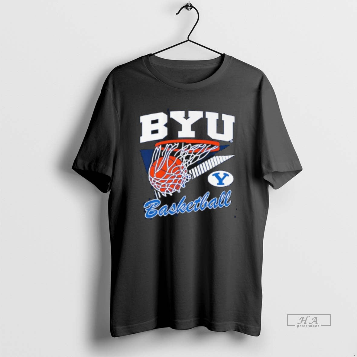Official Byu Cougars Basketball Retro Swish