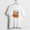Official Baby Monkey With Plush Toy You Are Never Alone Tee