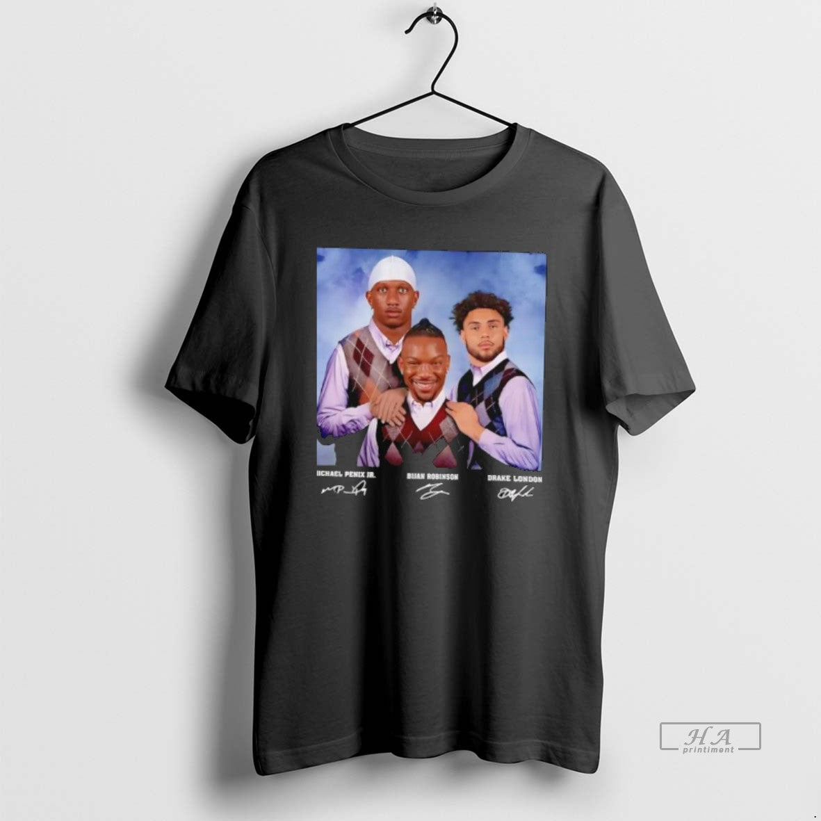 Official Bijan Robinson Michael Penix Jr Drake London Football Atlanta Step Brothers