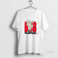 Official Bob Knight Chair Throw Caricature Signature Tee