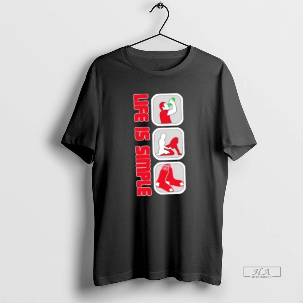 Official Boston Red Sox Baseball Life Is Simple