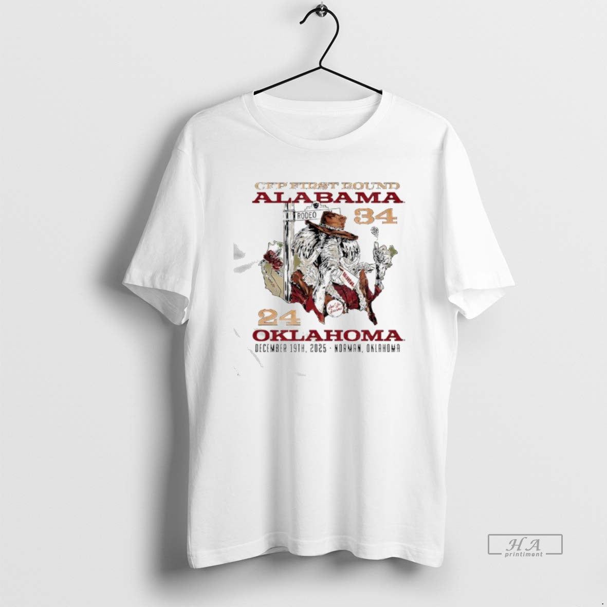 Official Cfp First Round Alabama Oklahoma December 19th 2025 Norman Oklahoma