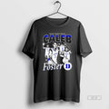 Official Caleb Foster Retro 90s Picture Collage Duke Basketball