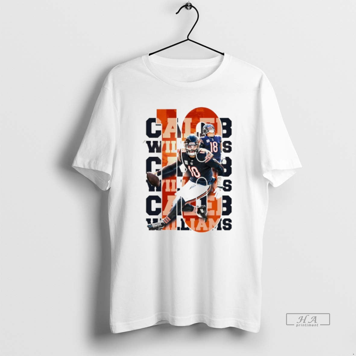 Official Caleb Williams 18 Chicago Bears Football Nfl Da Bears Vintage