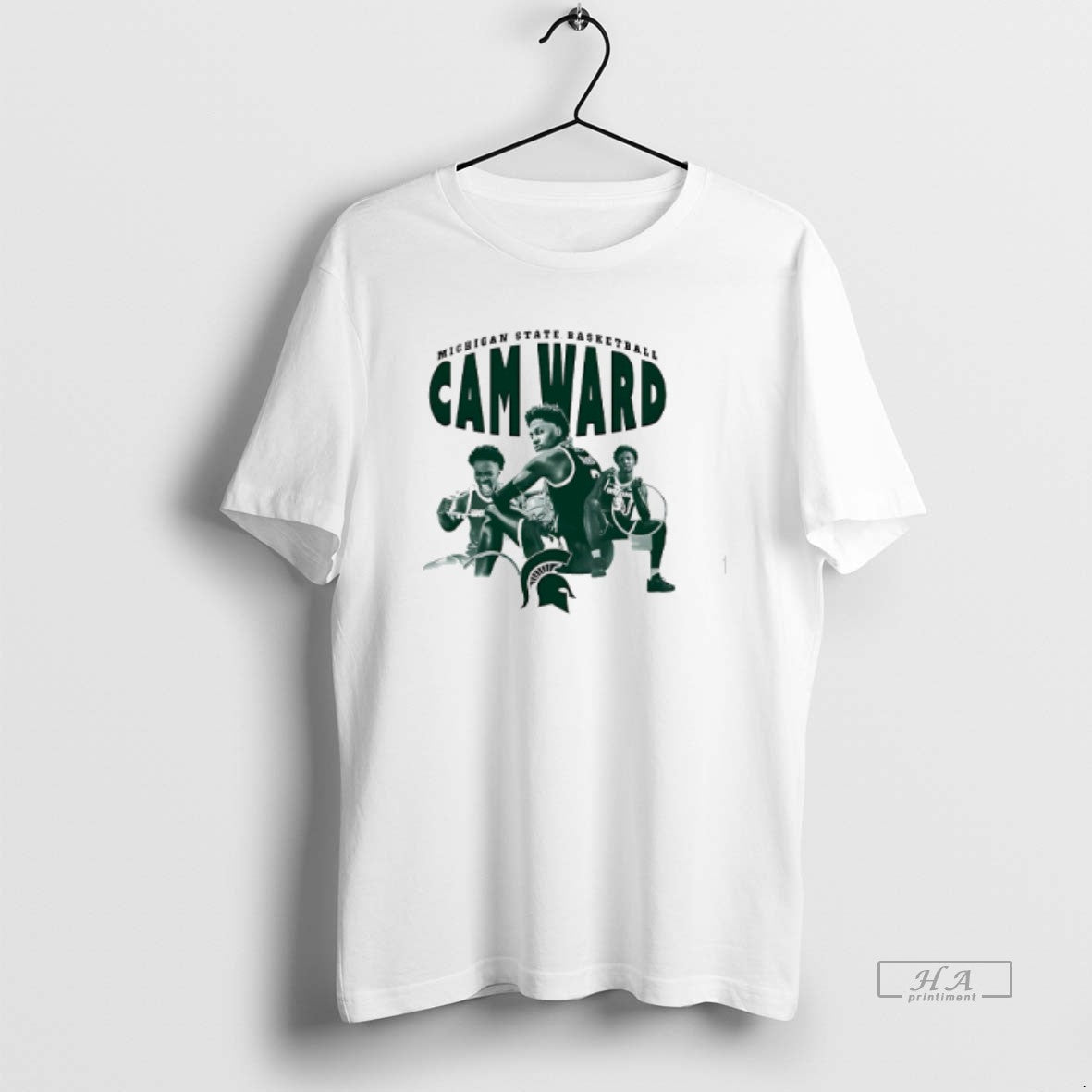 Official Cam Ward Michigan State Spartans Player Collage