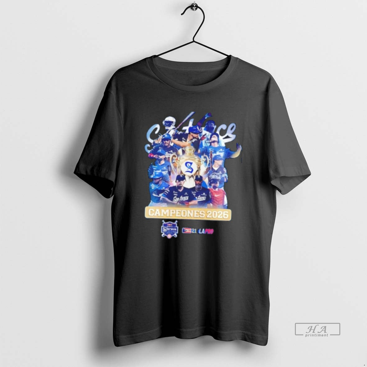 Official Cangrejeros De Santurce Lbprc 2026 Campeon Personalized Graphic Tee
